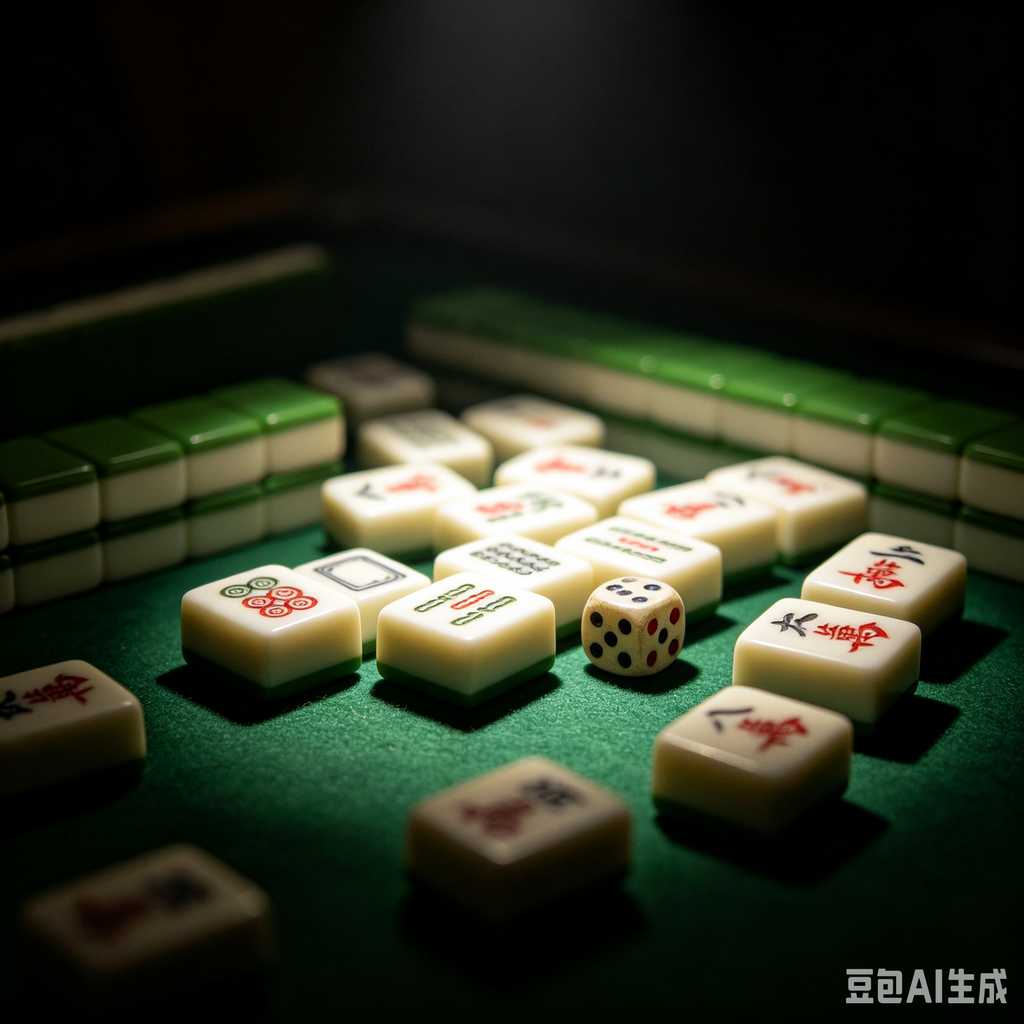 green transparent mahjong tiles